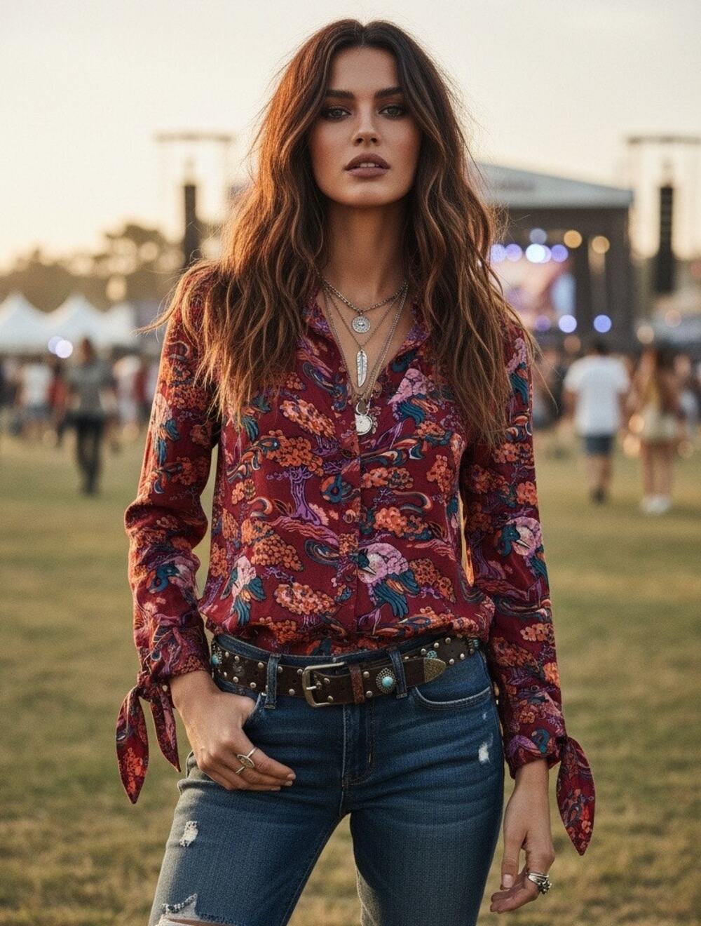Maeve by Anthropologie Button‑Down Blouse